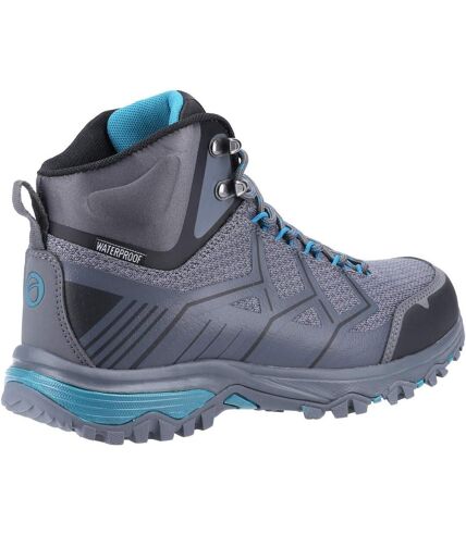 Cotswold Womens/Ladies Wychwood Hiking Boots (Gray/Blue) - UTFS8427