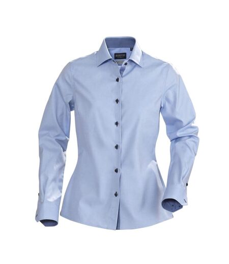 Harvest Womens/Ladies Baltimore Formal Shirt (Light Blue) - UTUB726