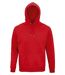 Sweat shirt à capuche poche kangourou - Unisexe - 03568 - rouge