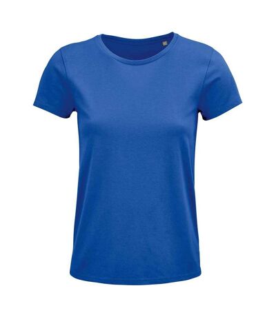 Womens/ladies Crusader T-shirt Royal Blue SOLS