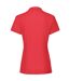 Womens/ladies premium polo shirt red Fruit of the Loom-2