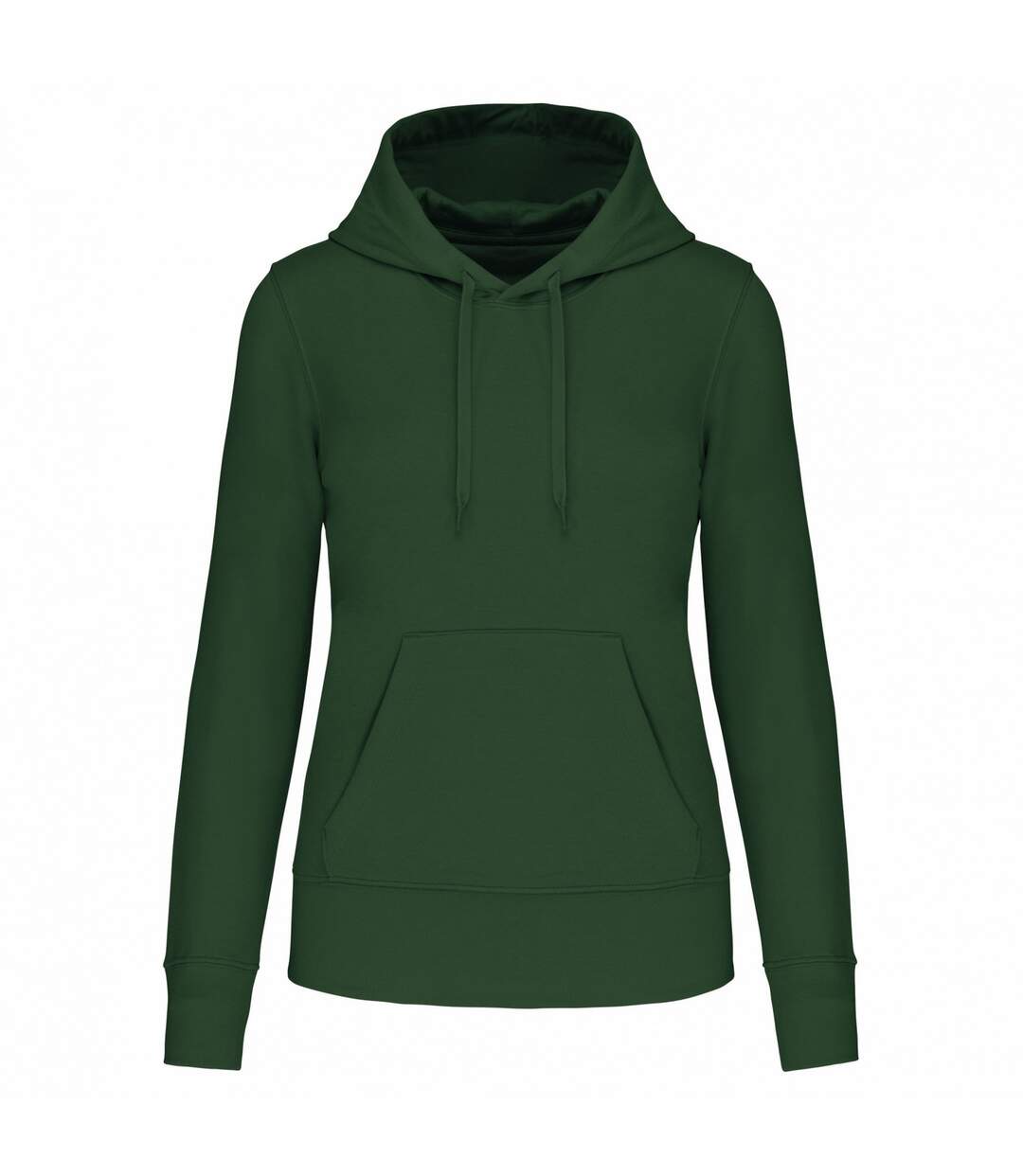 Womens/ladies hoodie forest green Kariban