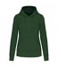 Sweat à capuche femme vert forêt Kariban