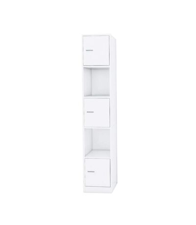 Colonne de salle de bain - Anne - Blanc - 180 x 33 x 30 cm