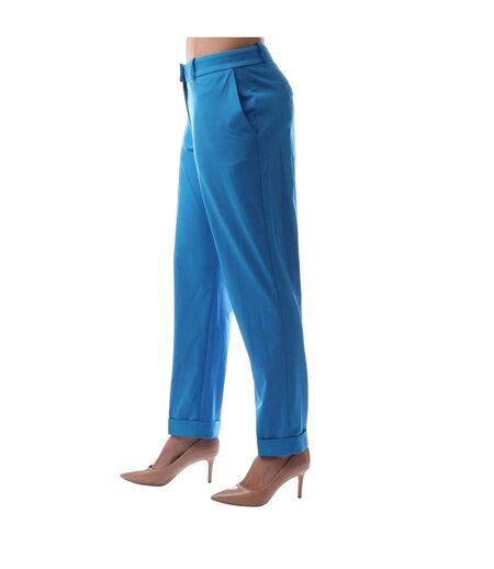Chino Motif/style Uni Femme Bleu Vif Boss