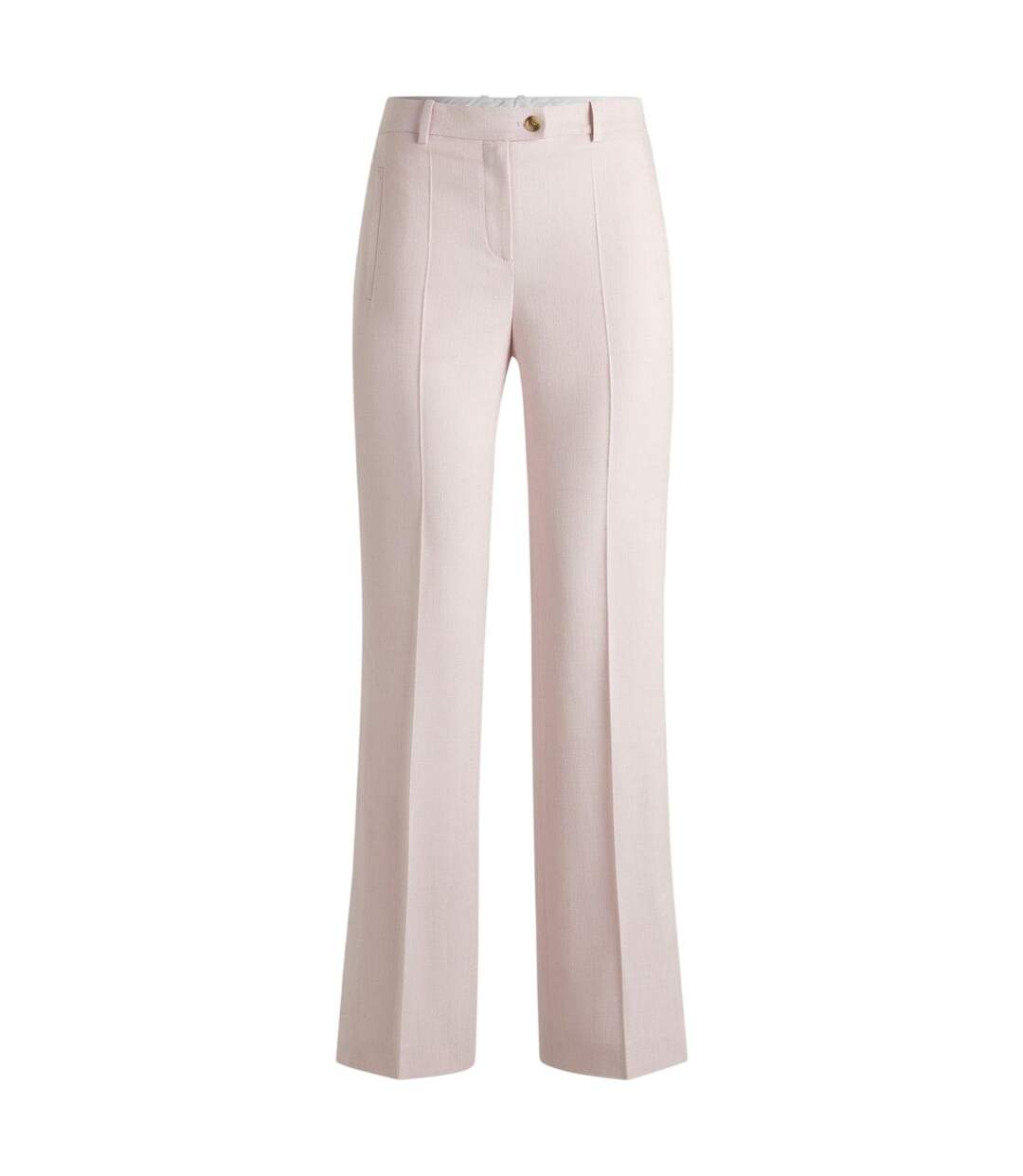 Womens/ladies Terela Straight Leg Chinos Peach Boss-2