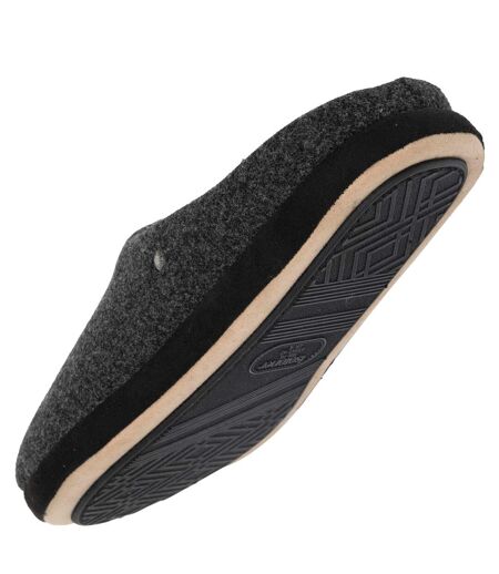 Isotoner Chaussons Mules homme polaire, chauds, semelle confort