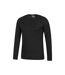 Mountain Warehouse Mens Talus Round Neck Long-Sleeved Thermal Top (Black) - UTMW1301