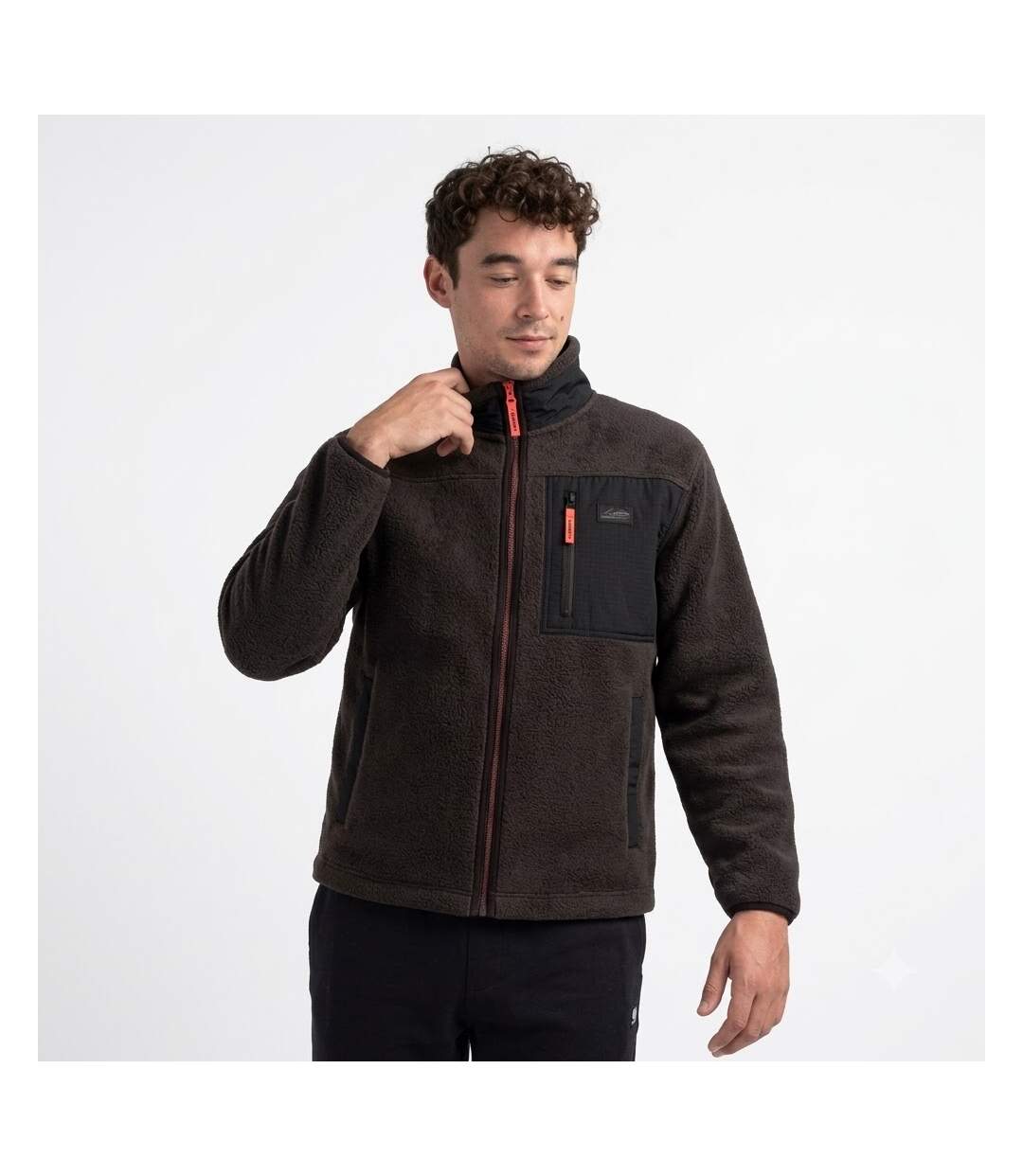 Haut Polaire Brookes Homme Anthracite Trespass-4