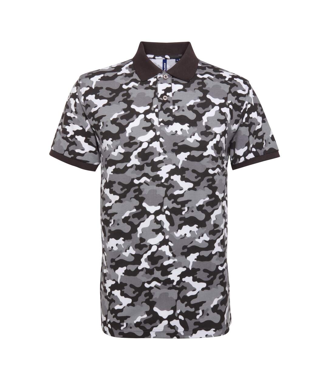 Asquith & Fox - Polo à motif camouflage - Homme (Gris camouflage) - UTRW5351