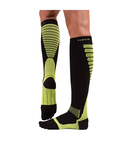 Compression Knee-High Toe Socks - Unisex 1 Pack Sports Toe Socks