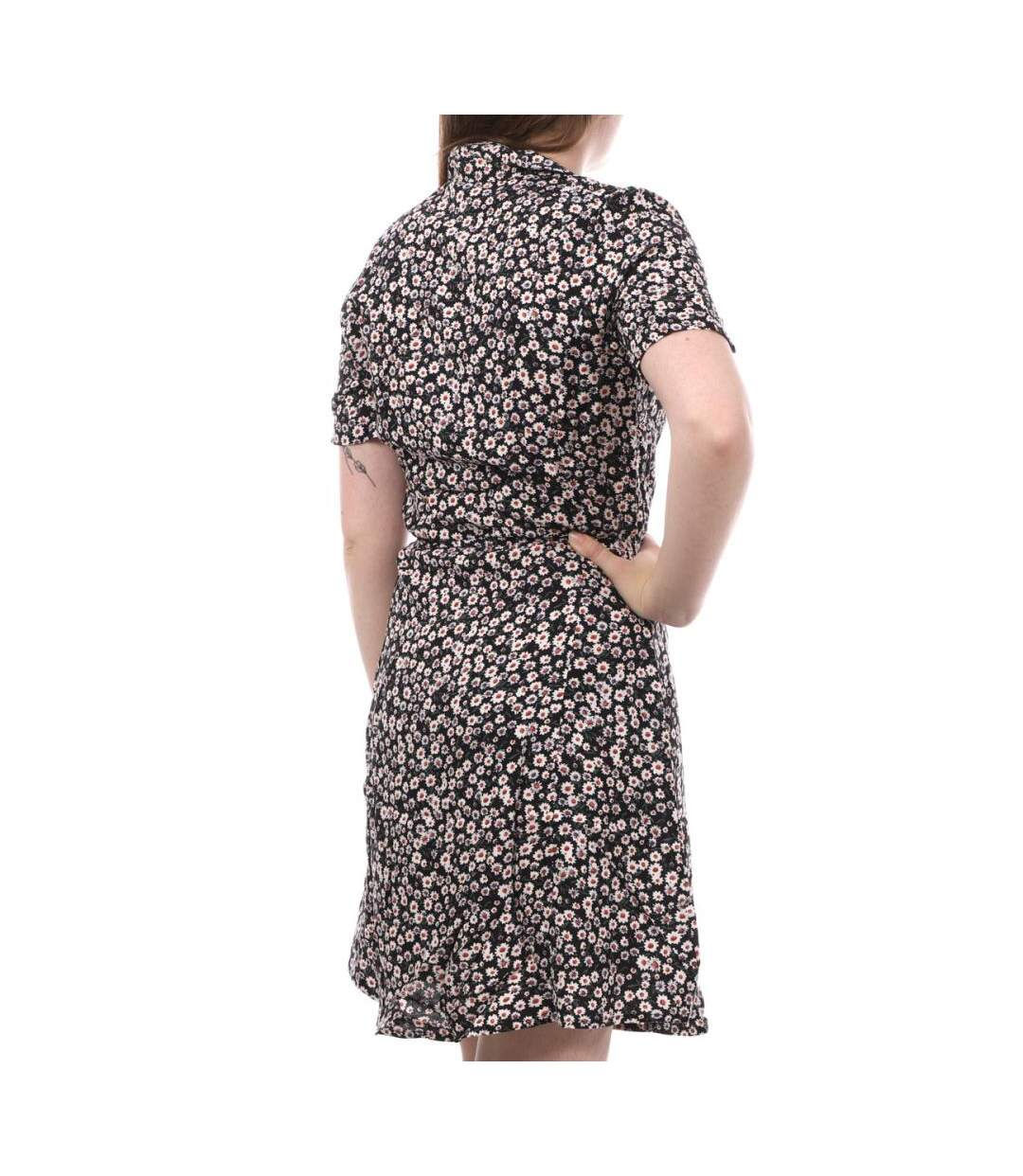 Robe Noir à fleurs Femme JDY Starr - 38-2