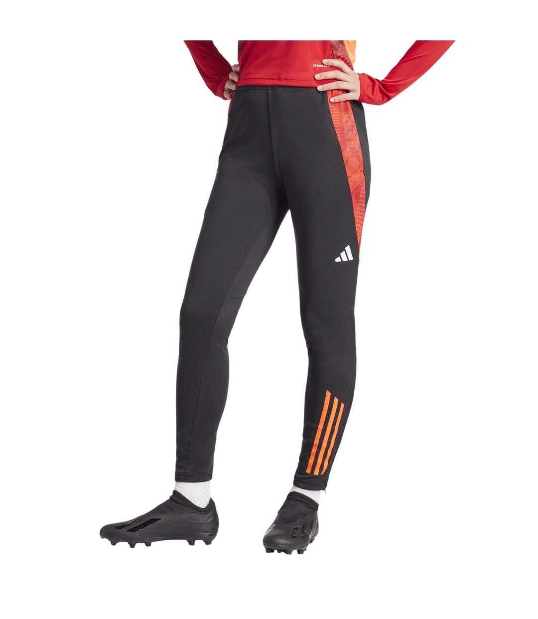 Pantalon De Survêtement Tiro Femme Noir Orange Adidas-3