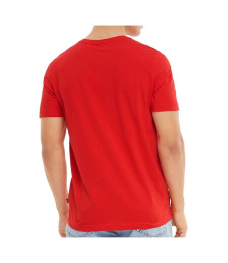 T-shirt rouge homme puma essential logo