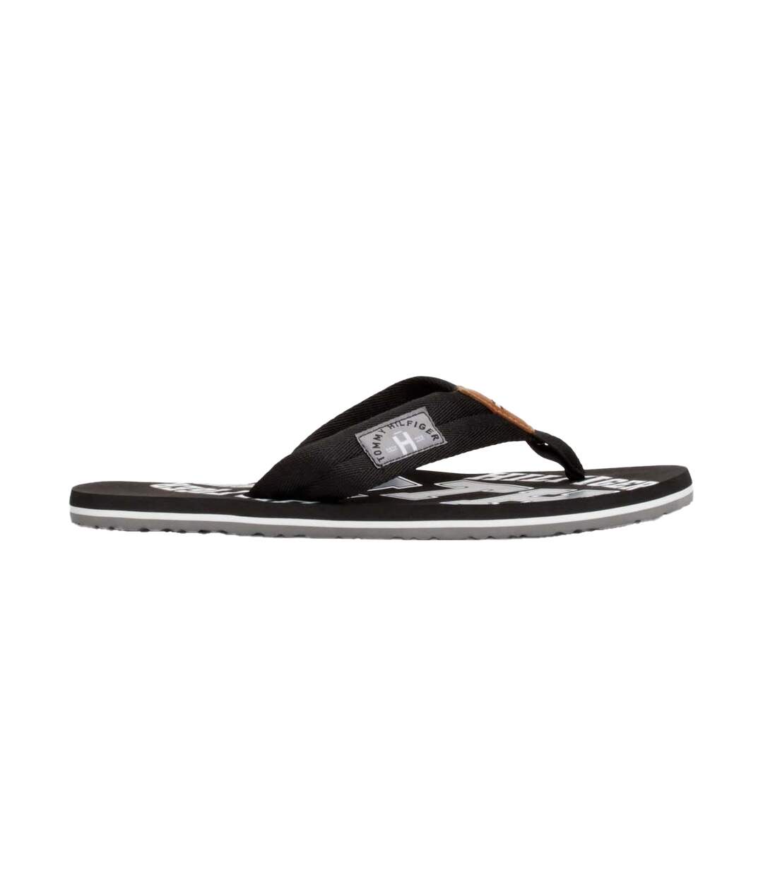 Mens Essential Beach Flip Flops Black Tommy Hilfiger-3