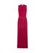 Little Mistress Womens/Ladies Madison Embellished Waist Maxi Dress (Berry Pink) - UTLM1921-3