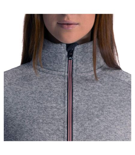 Womens/ladies Toddy At200 Fleece Jacket Grey Marl Trespass