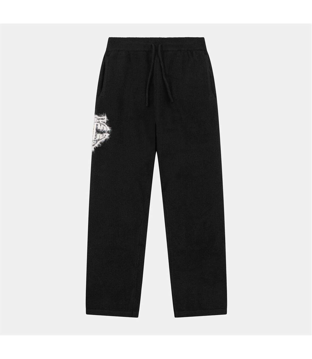 Pantalon De Jogging Femme Noir Couture-1