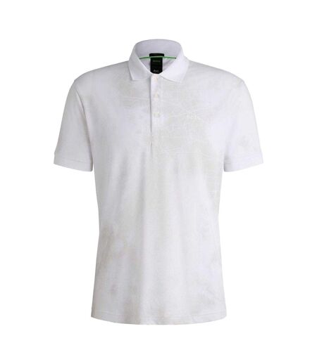 Polo Paddy Homme Blanc Boss