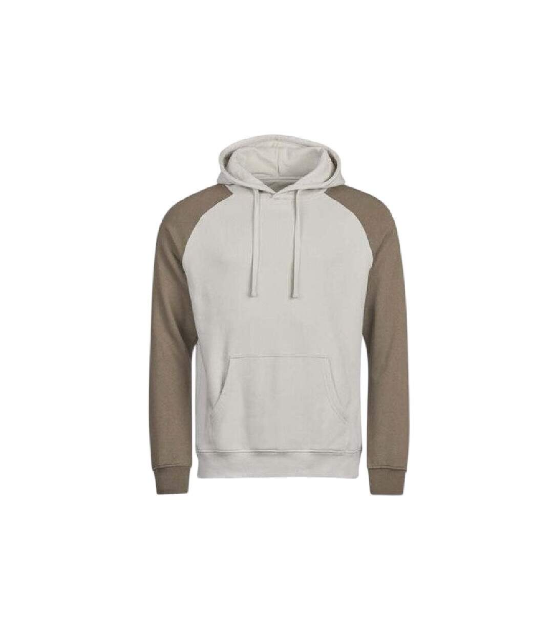 Sweat À Capuche Manches Raglan Unlabeled Homme Gris Vert De Gris Tee Jays-1