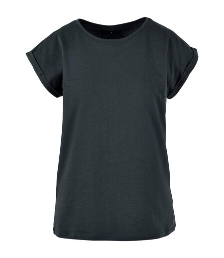 Womens/ladies Extended Shoulder Regular T-shirt Magnet New Morning Studios
