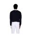 Mens Lymn Embroidered Logo Knitted V Neck Sweatshirt Navy J.Lindeberg-3