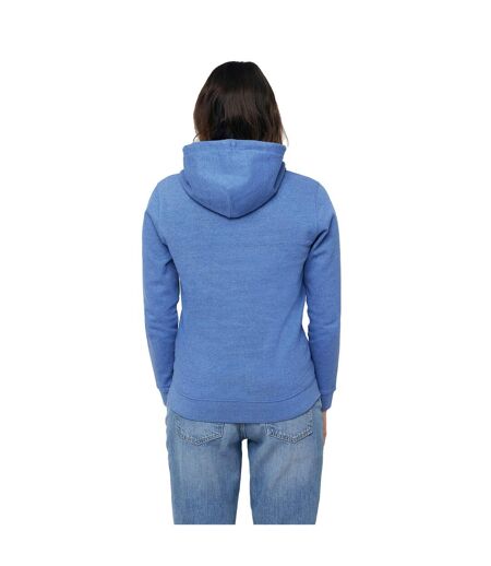Unisex Adult Torres Recycled Cotton Undyed Hoodie Heather Blue Iqoniq