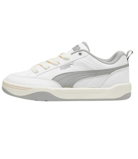 Mens Park Lifestyle Trainers White Grey Puma