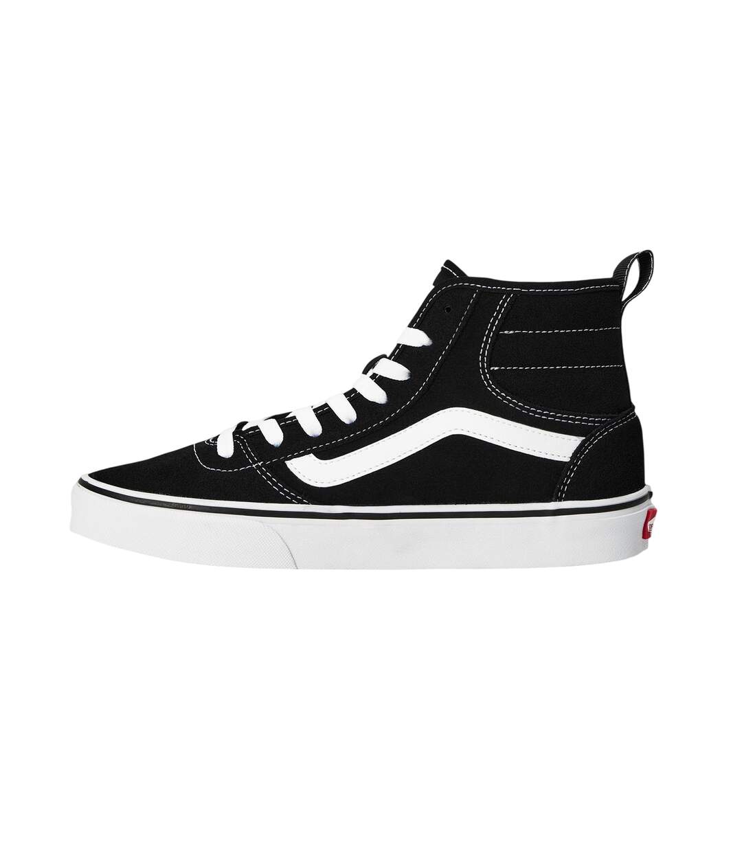 Baskets Montantes Ashwood Femme Noir Blanc Vans-2