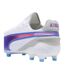 Mens King Ultimate Firm Ground Football Boots White Blue Grey Puma-2