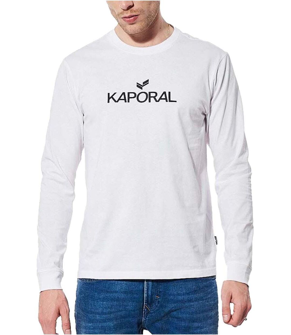 Tee shirt manches longues en coton bio  -  Kaporal - Homme