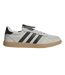 Womens/ladies 3 Stripes Suede Trainers Grey White Gum Adidas-1