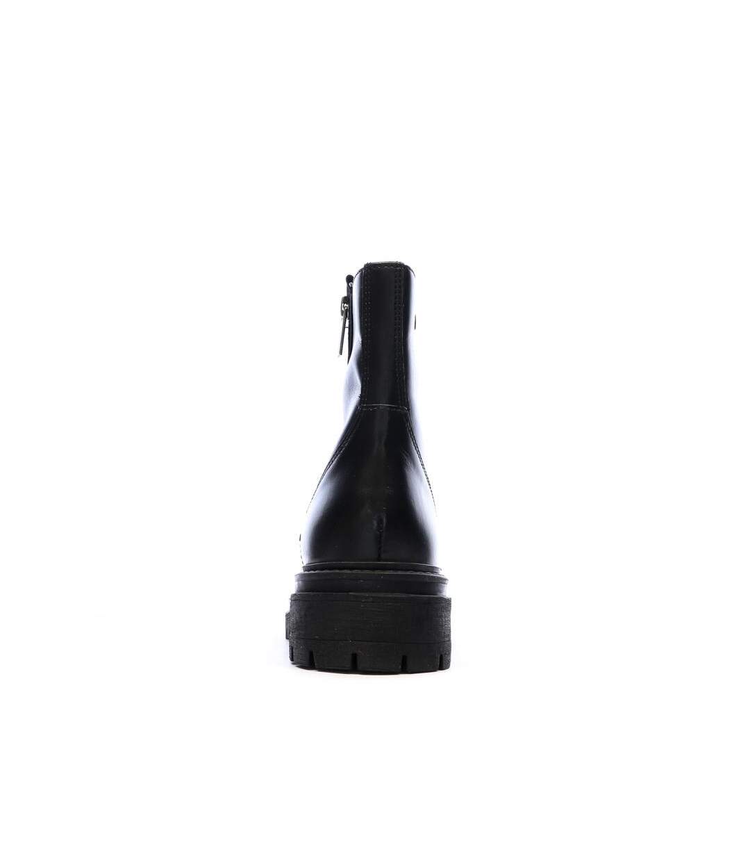 Bottines noir femme geox iridea d26hro-3