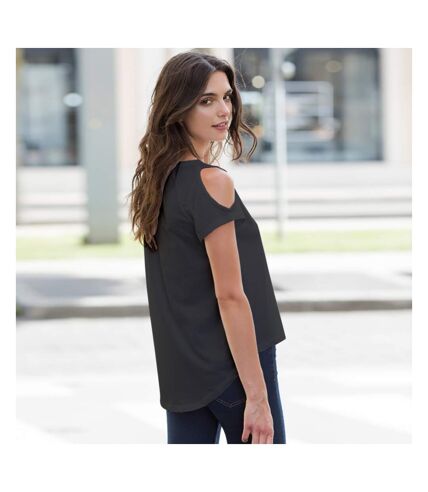 SF - T-shirt à épaules dénudées - Femme (Noir) - UTRW2841