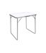 Table de Camping Pliable Timothy 80cm Blanc