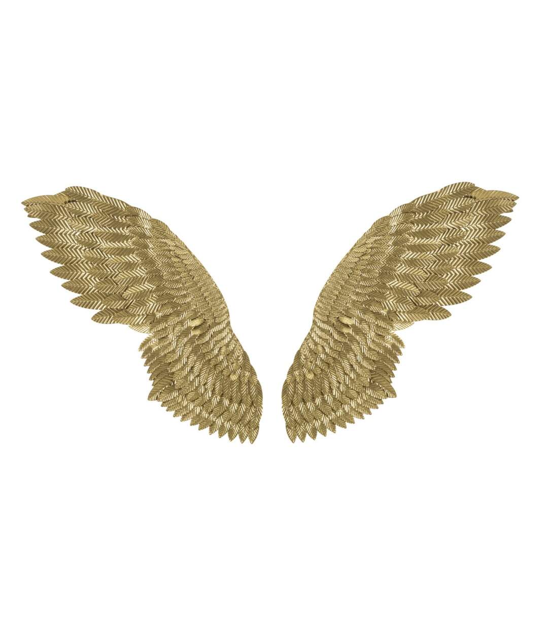 Paire d'Ailes en Métal Super 146cm Or-1