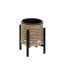 Lot de 3 Cache-Pots Déco Imitation Rotin 42cm Beige-4