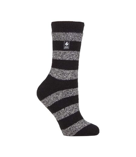 Ladies Non Slip Thermal Low Cut Slipper Bed Socks with Grips