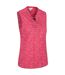 Womens/ladies petra floral pattern sleeveless shirt red Mountain Warehouse-3