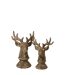 Tête de Cerf en Résine Chalet 39cm Taupe-2