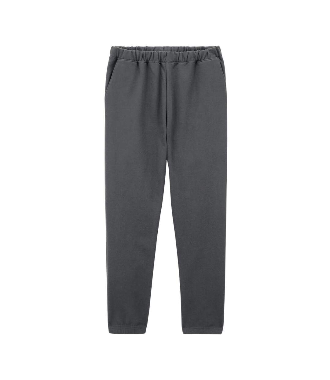 Mens Midweight Pocket Jogging Bottoms Charcoal Gildan-1
