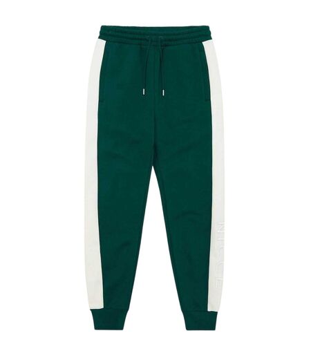 Mens Mercury Jogging Bottoms Green White Nicce
