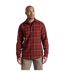 Chemise Manches Longues Motif/style À Carreaux Gable Homme Rouge À Carreaux Craghoppers-1
