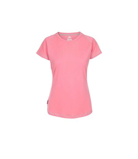T-shirt De Sport Manches Courtes Viktoria Femme Rose Trespass