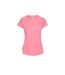 T-shirt De Sport Manches Courtes Viktoria Femme Rose Trespass-1