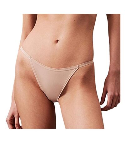 String mauve femme calvin klein jeans thong - l