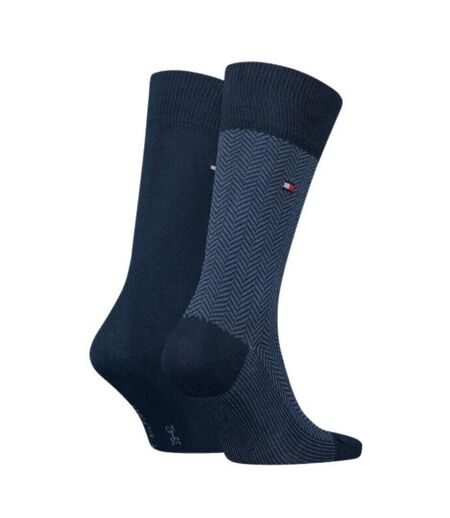 Chaussettes Motif/style Uni Homme Bleu Marine Tommy Hilfiger