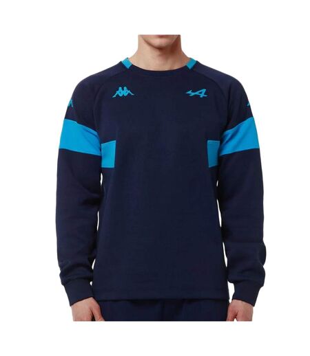 Sweat marine/turquoise homme kappa adofod alpine f1 371r75w - xxl