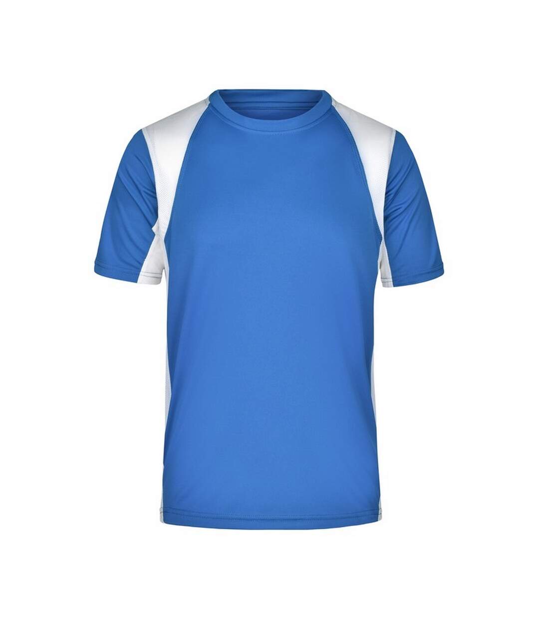 T-shirt Course À Pied Homme Bleu Roi Blanc James And Nicholson-1
