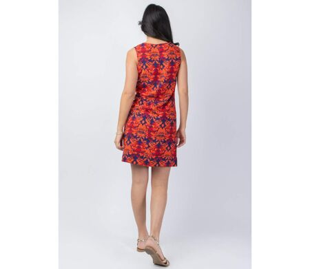 Robe courte femme été MARLA imprimé ethnique original Coton Du Monde